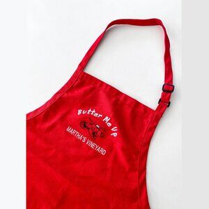 Martha's Vineyard - "Butter Me Up" Embroidered Lobster Apron